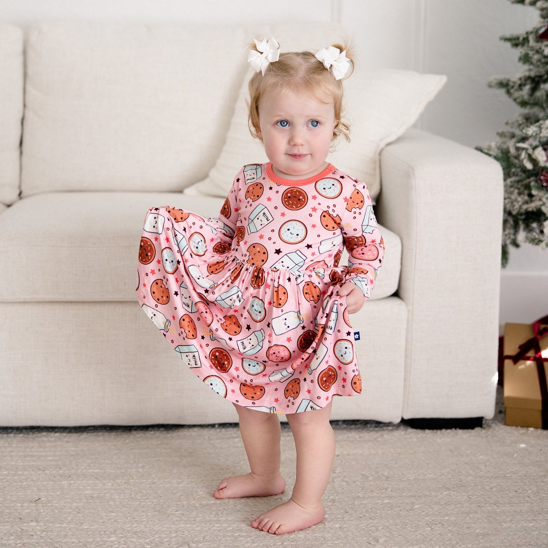 long sleeve twirl dress Acorn's Delight Twirl Dress