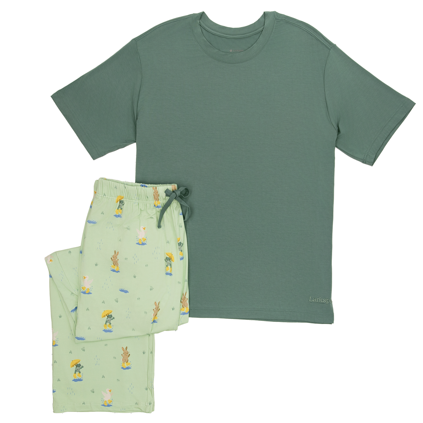 Men's Short Lounge Set in Puddle Jumpers