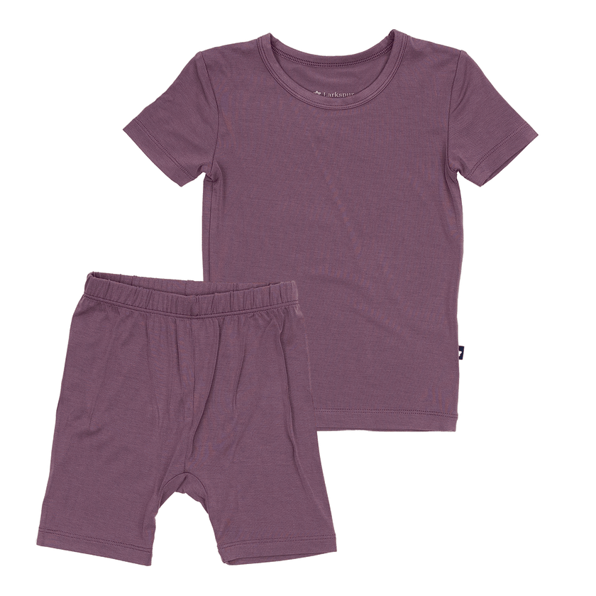 Short PJ Set in Currant