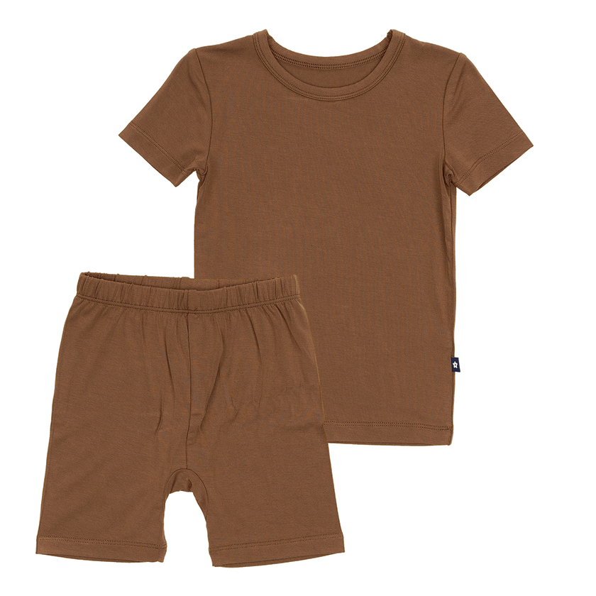 Short PJ Set in Milk Chocolate