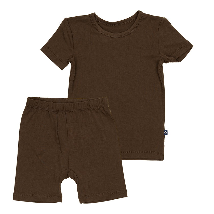 Short PJ Set in Espresso