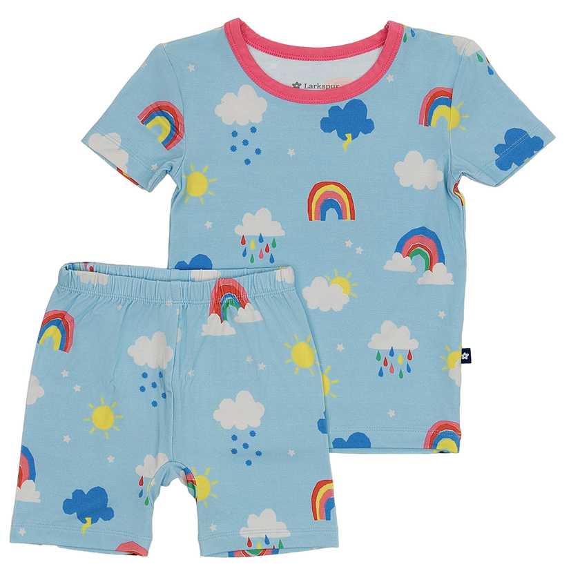 Short PJ Set in Moody Weather
