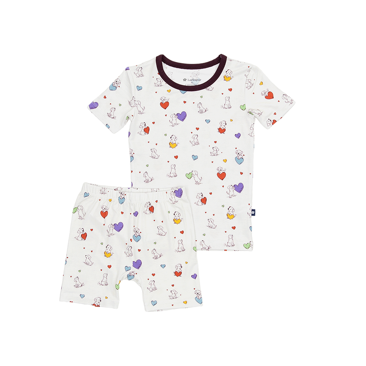 Short PJ Set in Puppy Love