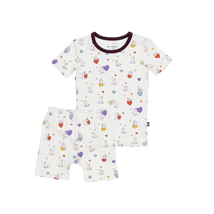 Short PJ Set in Puppy Love