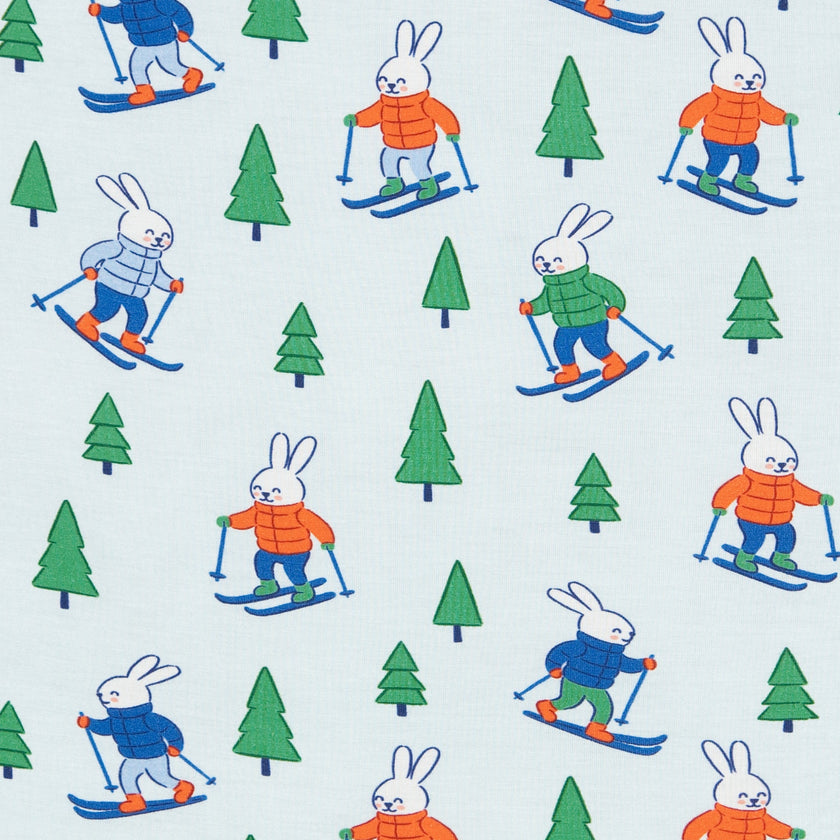 Long Sleeve Jogger Set in Bunny Slopes