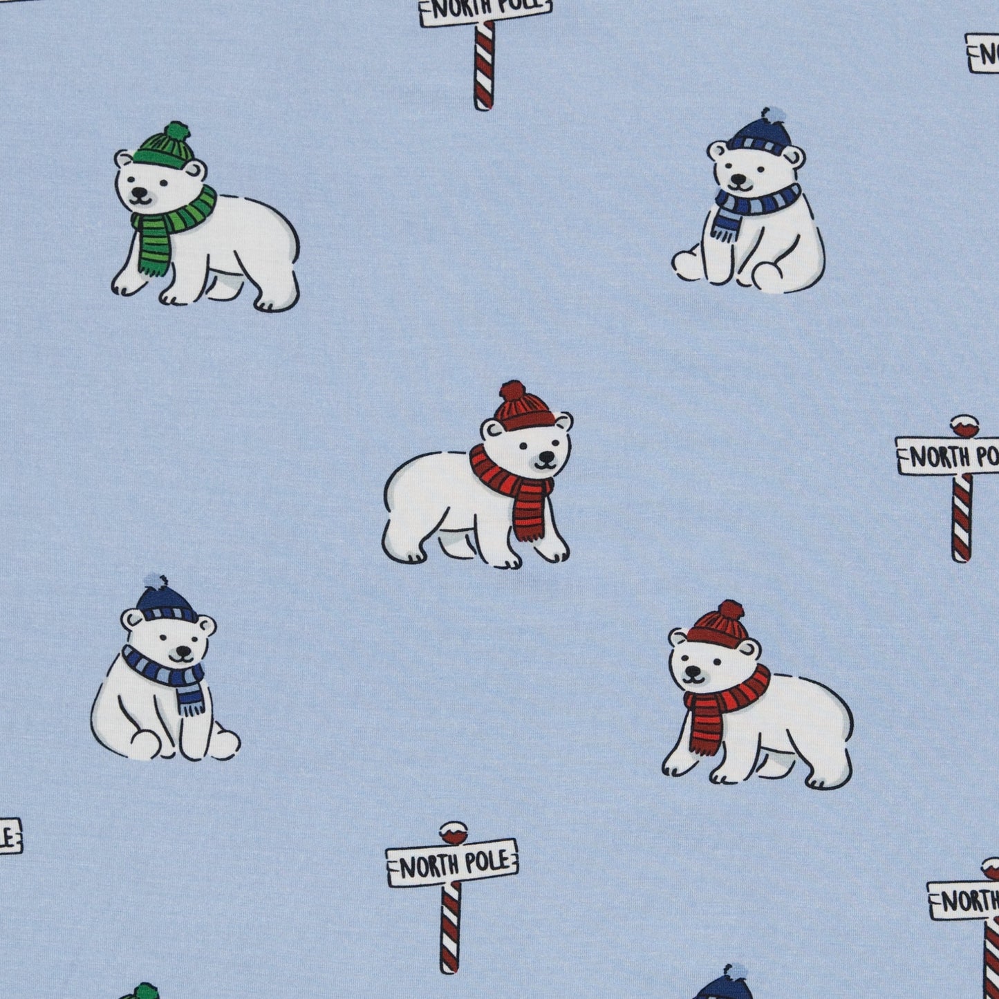 Long Sleeve Jogger Set in Chillin' with Bears