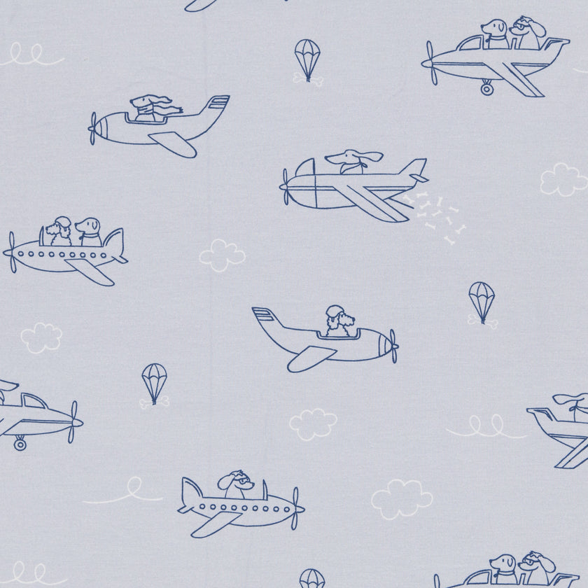 Short PJ Set in Flurry Fliers