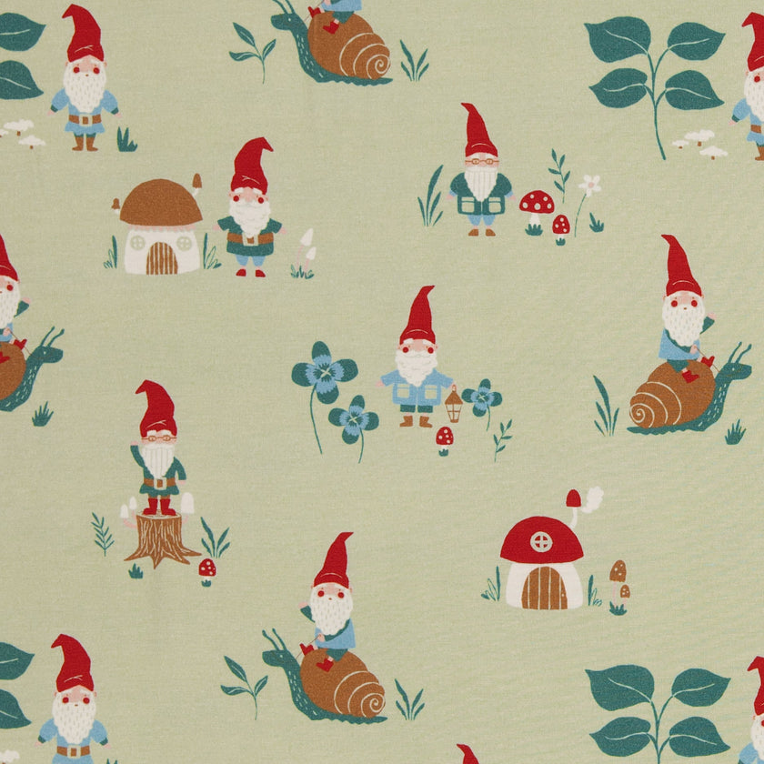 Zip Hoodie in Gnomes