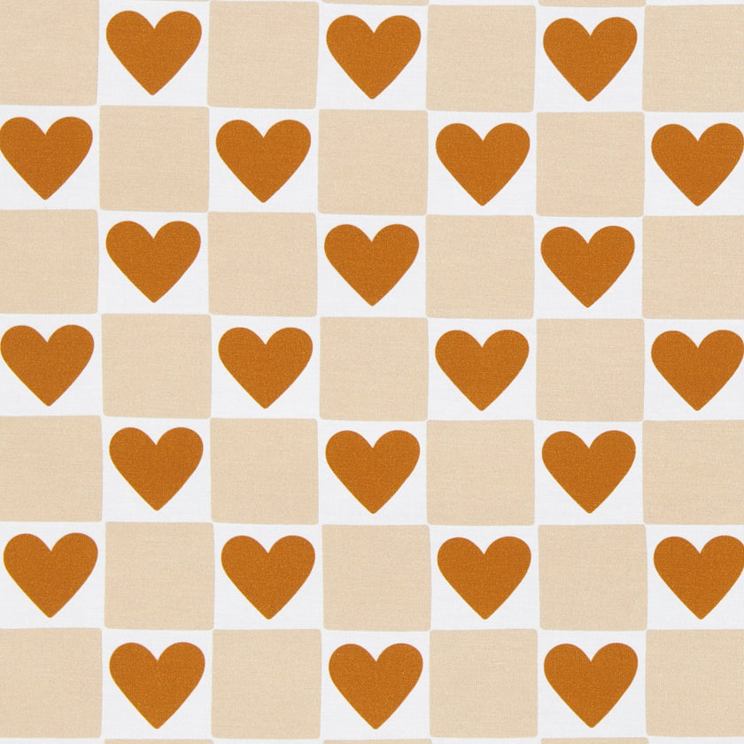 Crib Sheet in Heart of Gold
