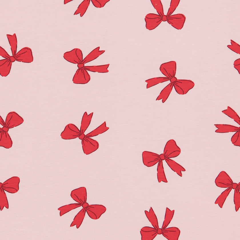 Women's Jumpsuit in Holiday Bows
