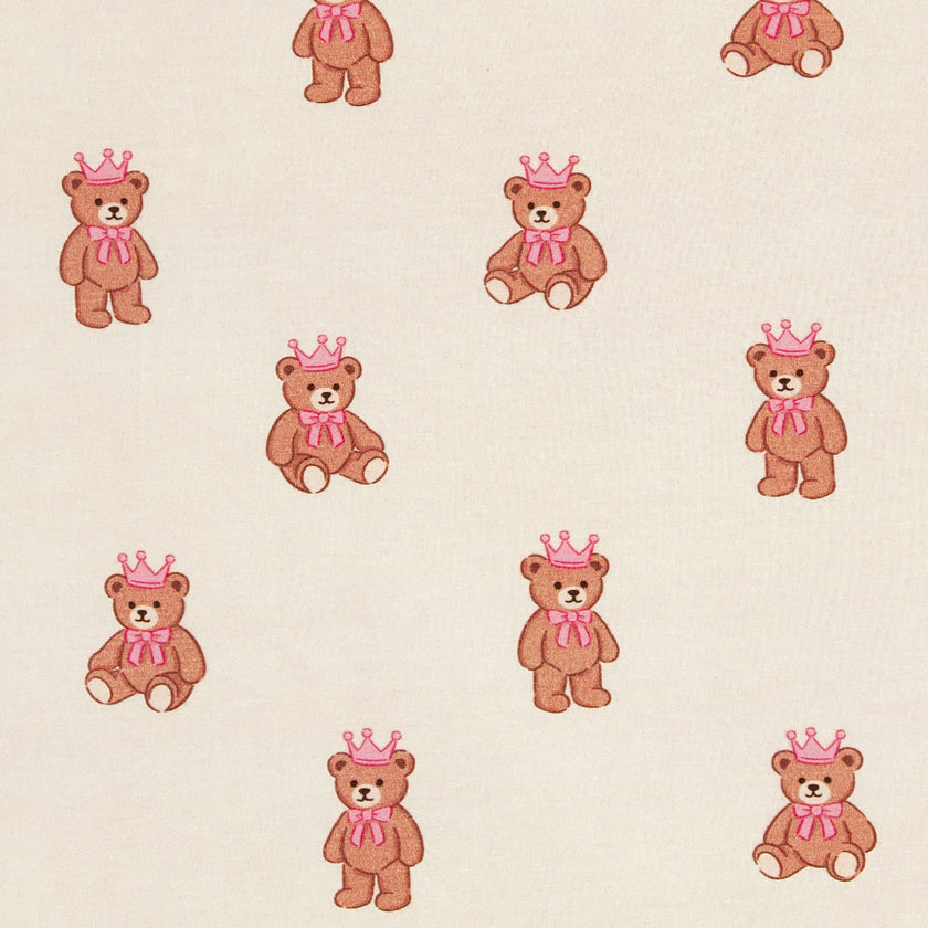 Bubble Romper in Princess Bear