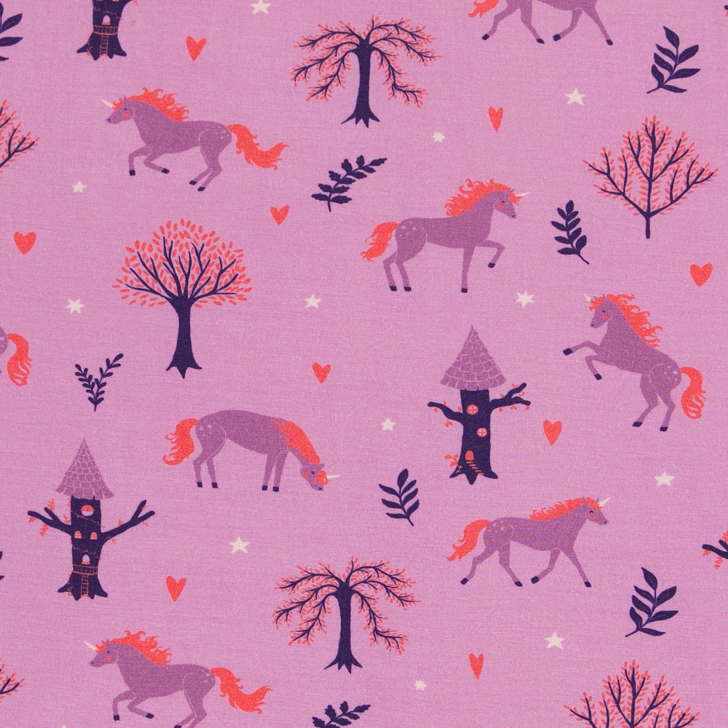 Zip Hoodie in Unicorns