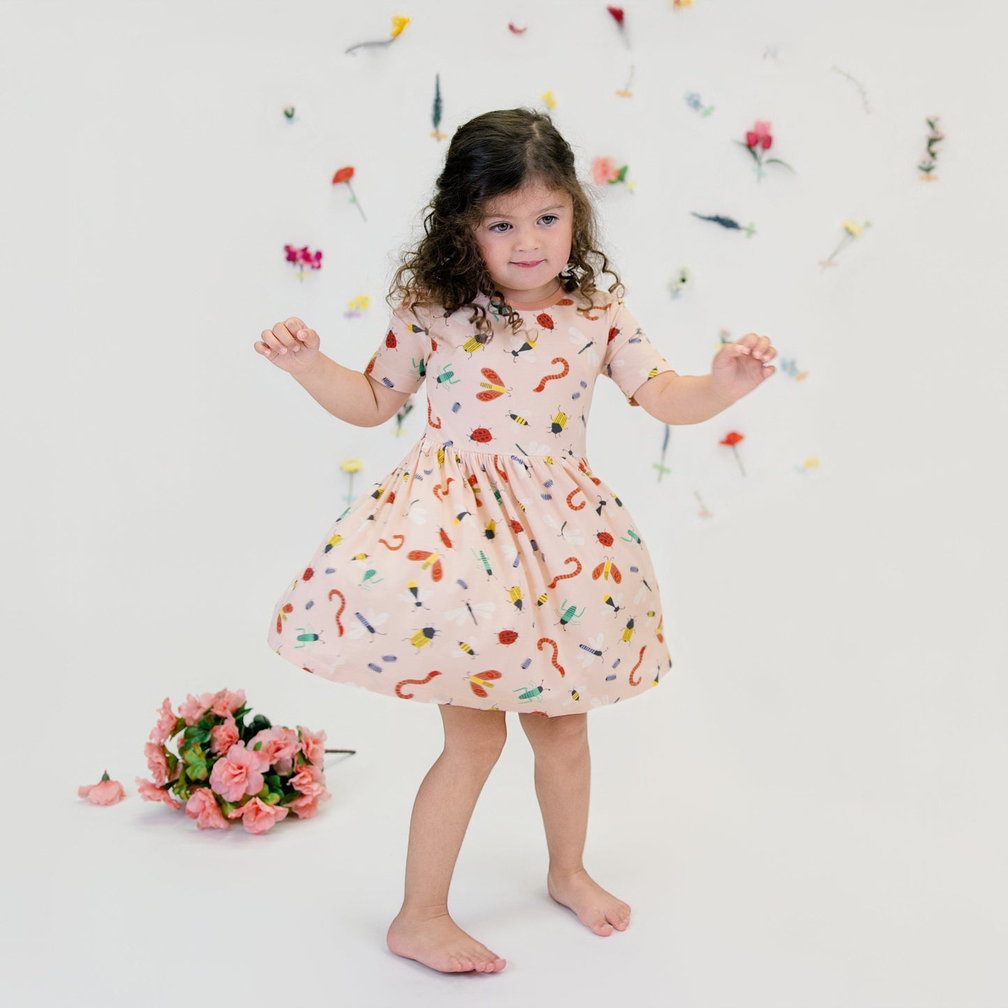 Twirl Dress in Cuddly Crawlers