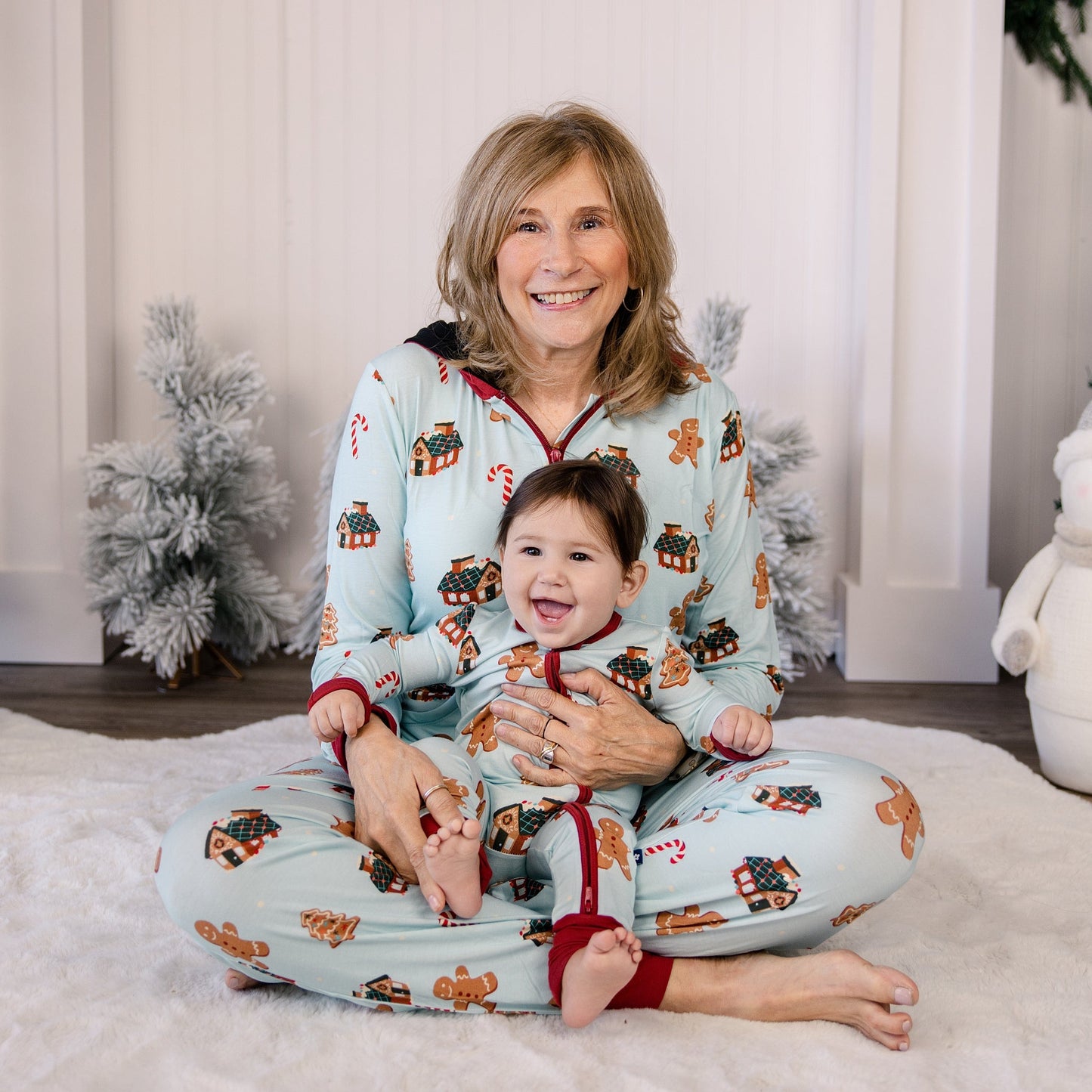 Women's Jumpsuit in Gingerbread Lane