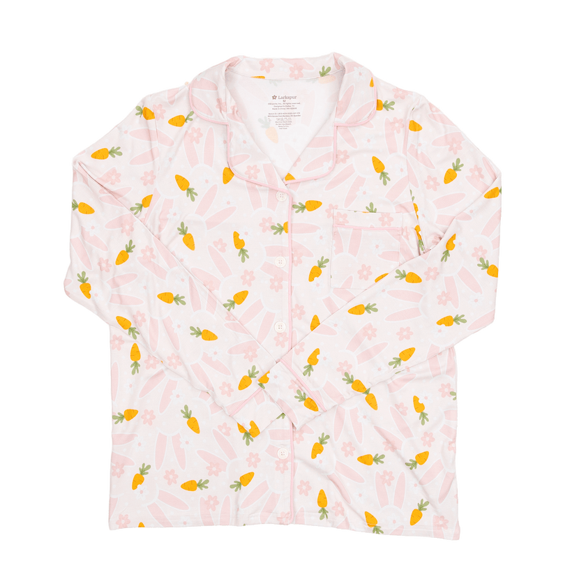Women's Long Pajama Set in Honey Bunny