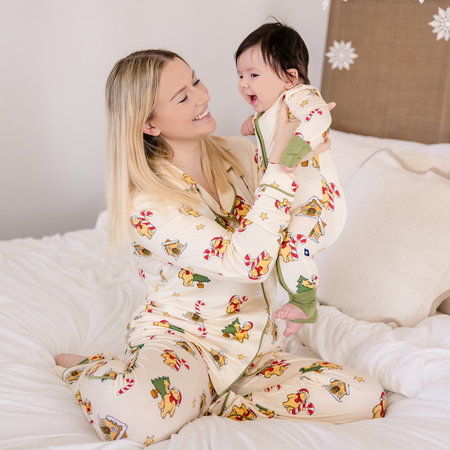 Women's Long Pajama Set in Beary Merry Christmas