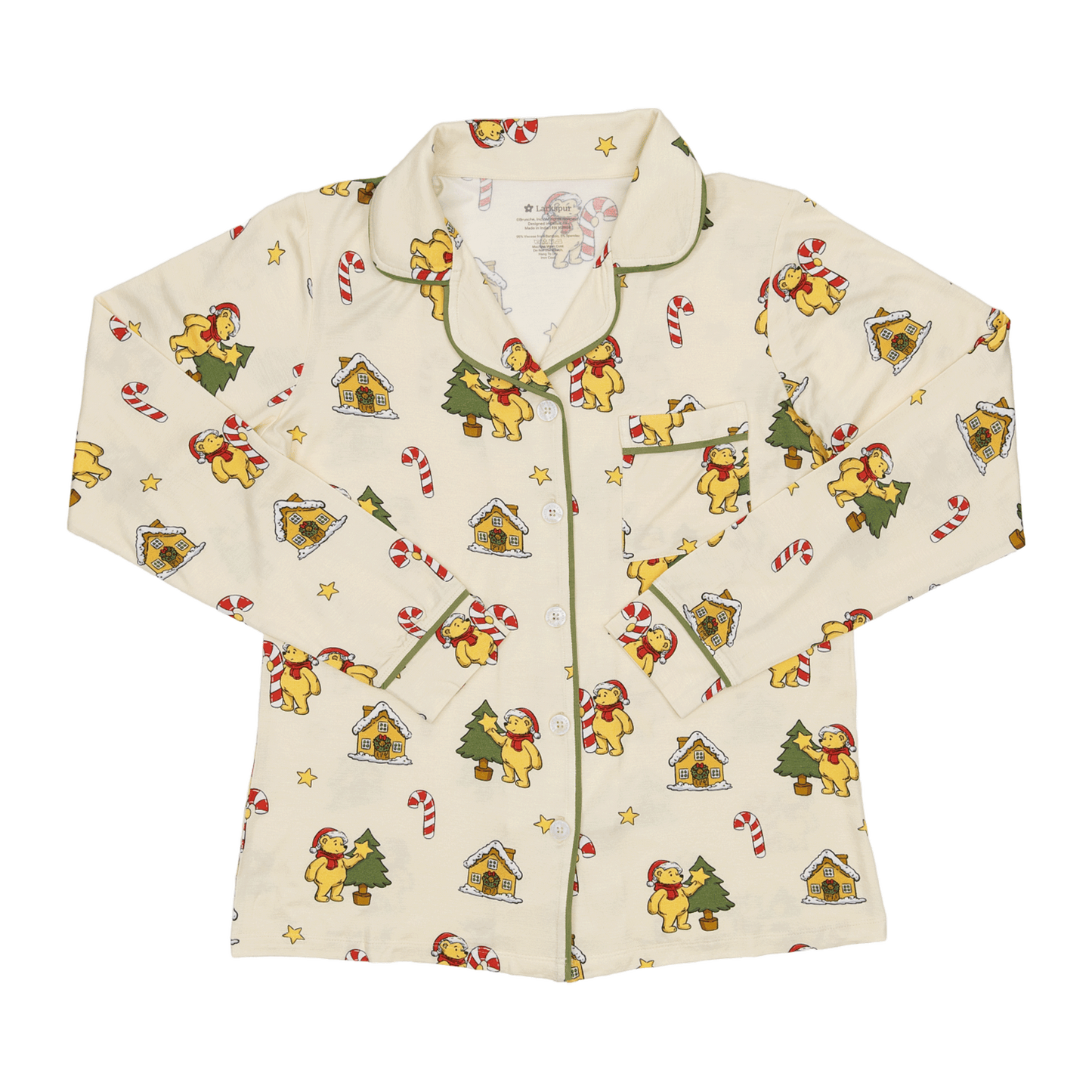 Women's Long Pajama Set in Beary Merry Christmas