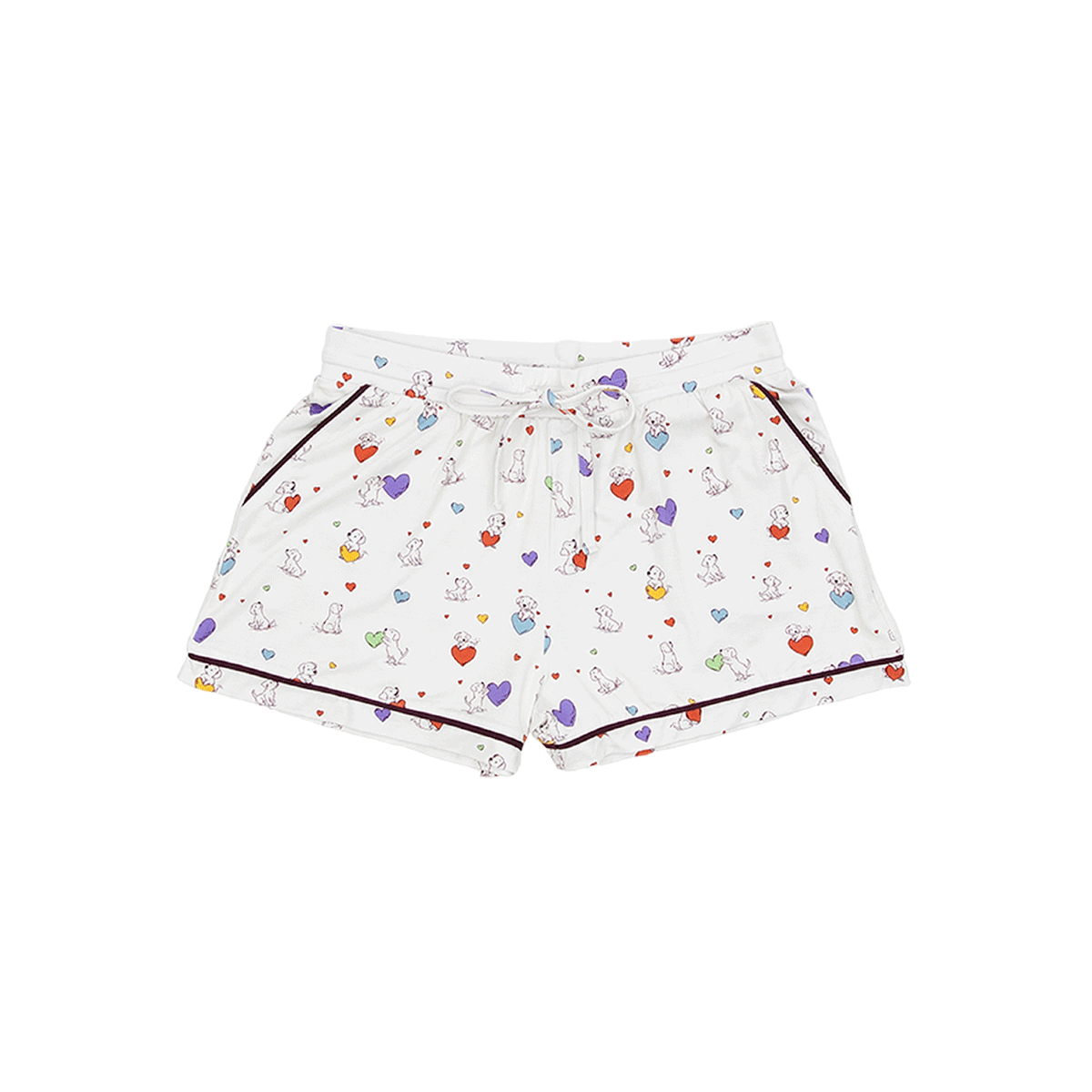 Women's Short Pajama Set in Puppy Love