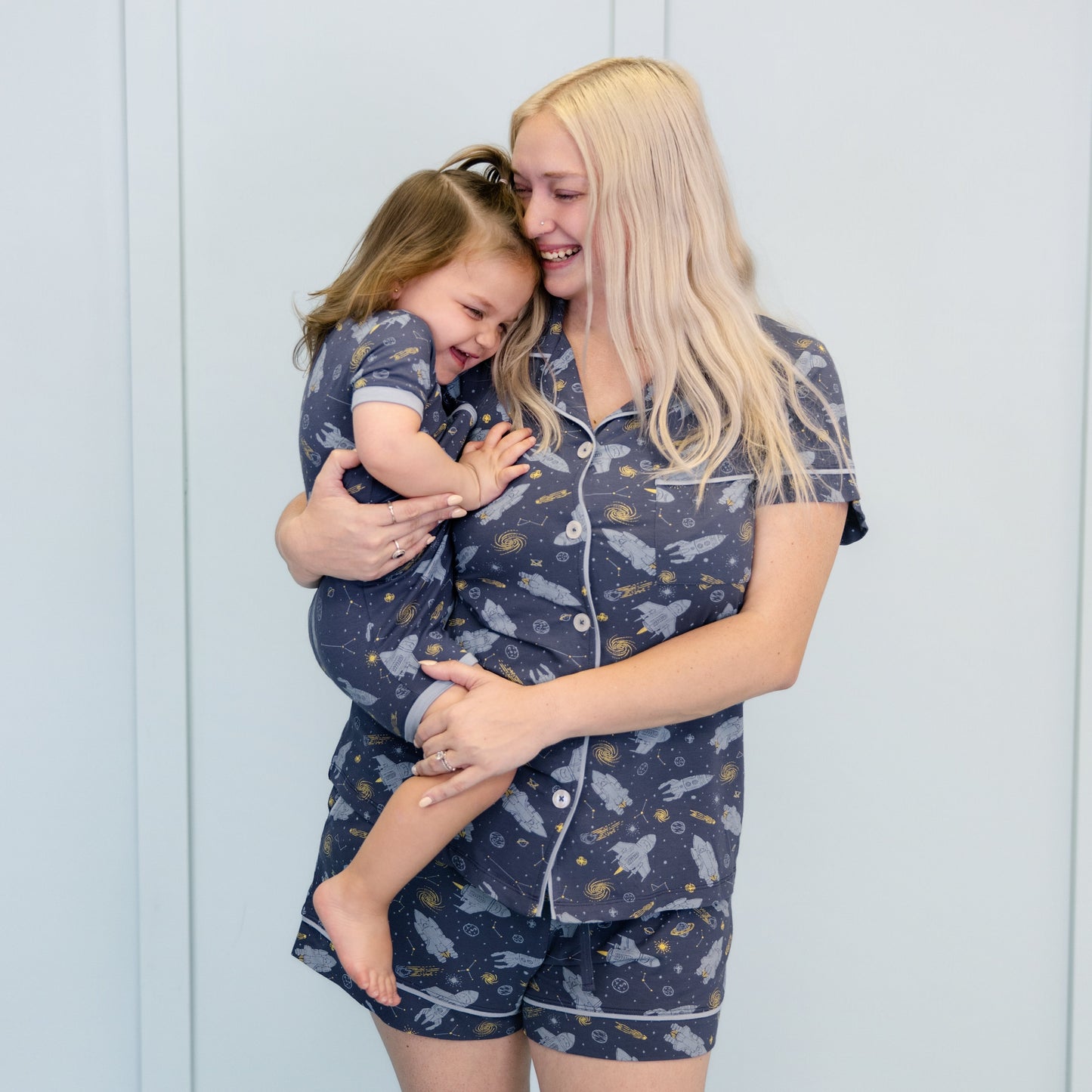 Women's Short Pajama Set in Starships