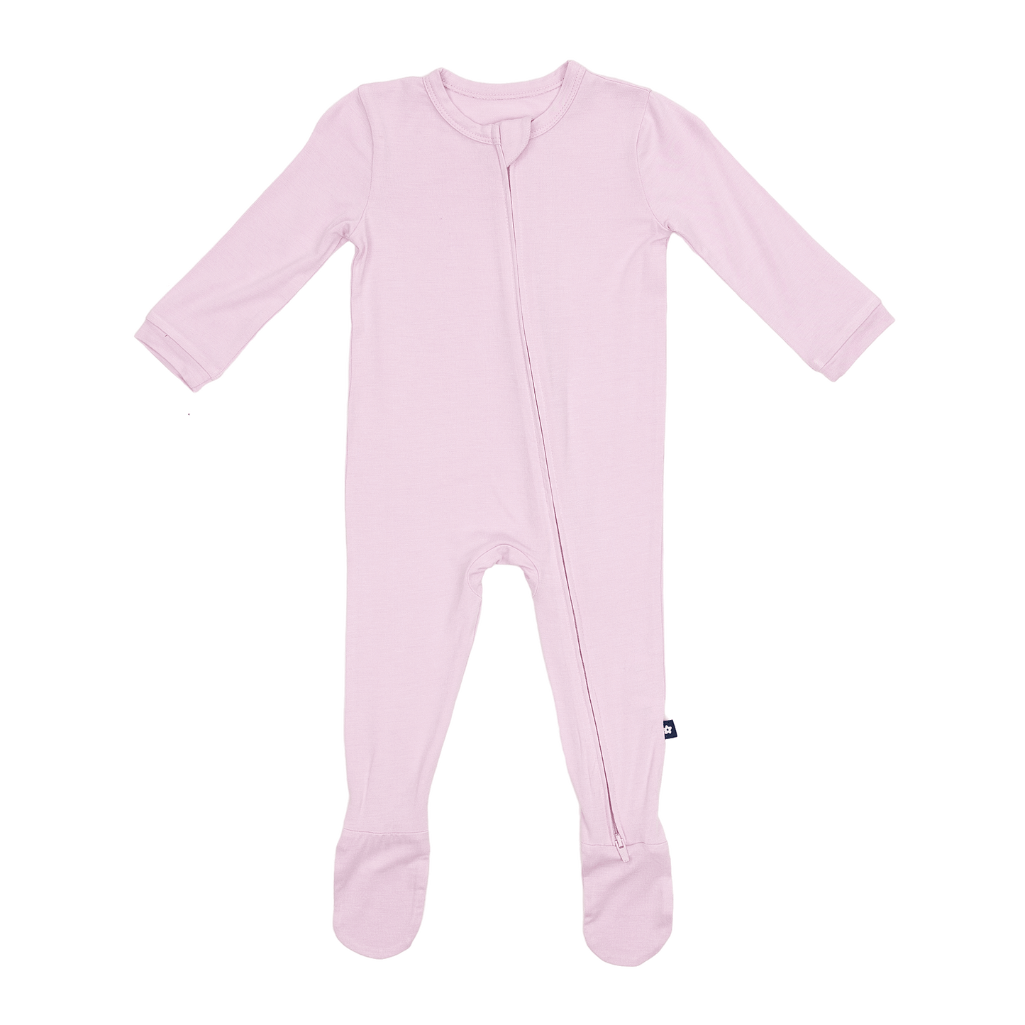 Zip Footie in Orchid