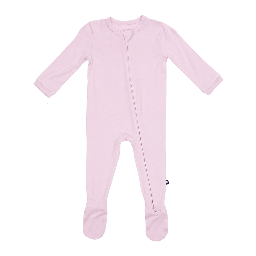 Zip Footie in Orchid