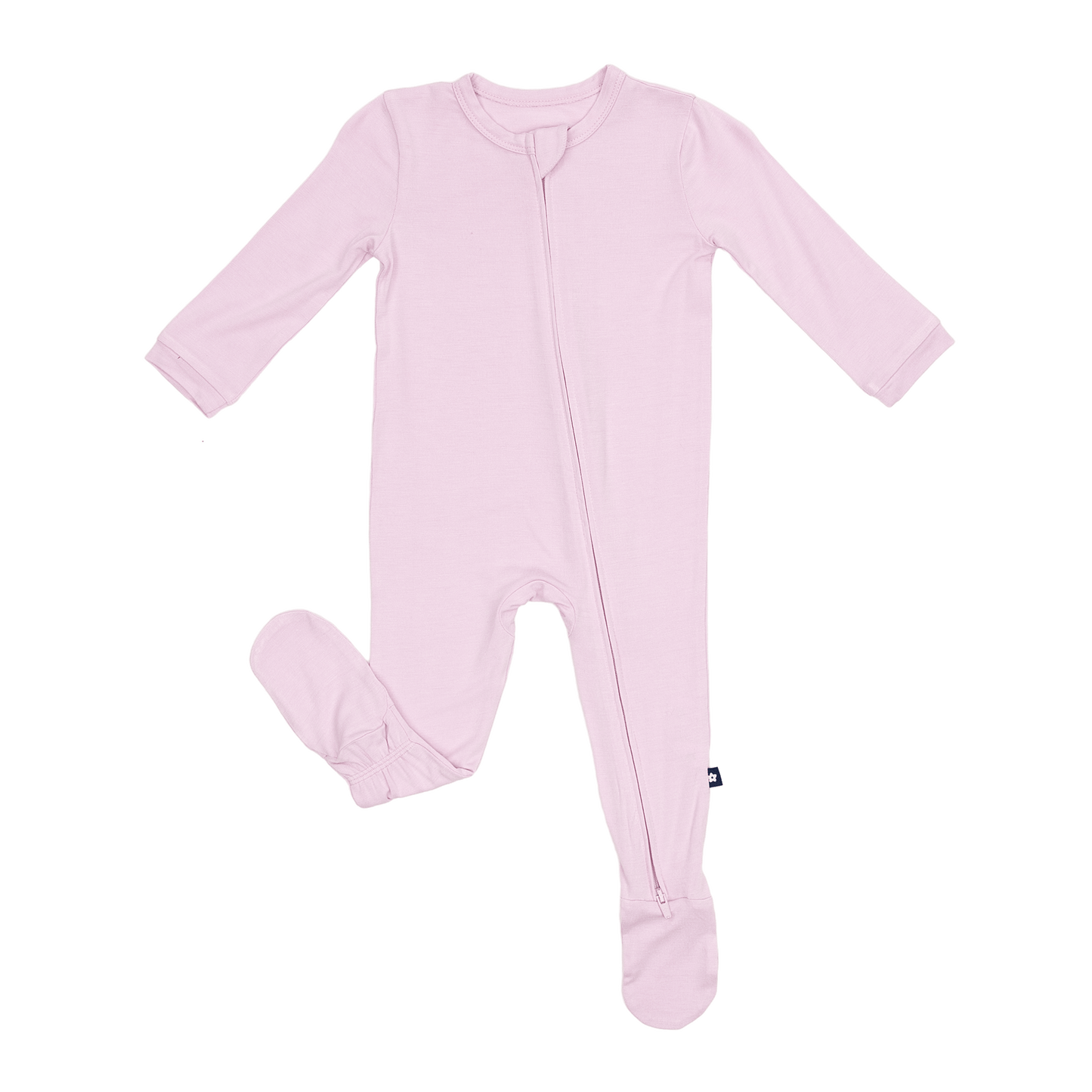Zip Footie in Orchid