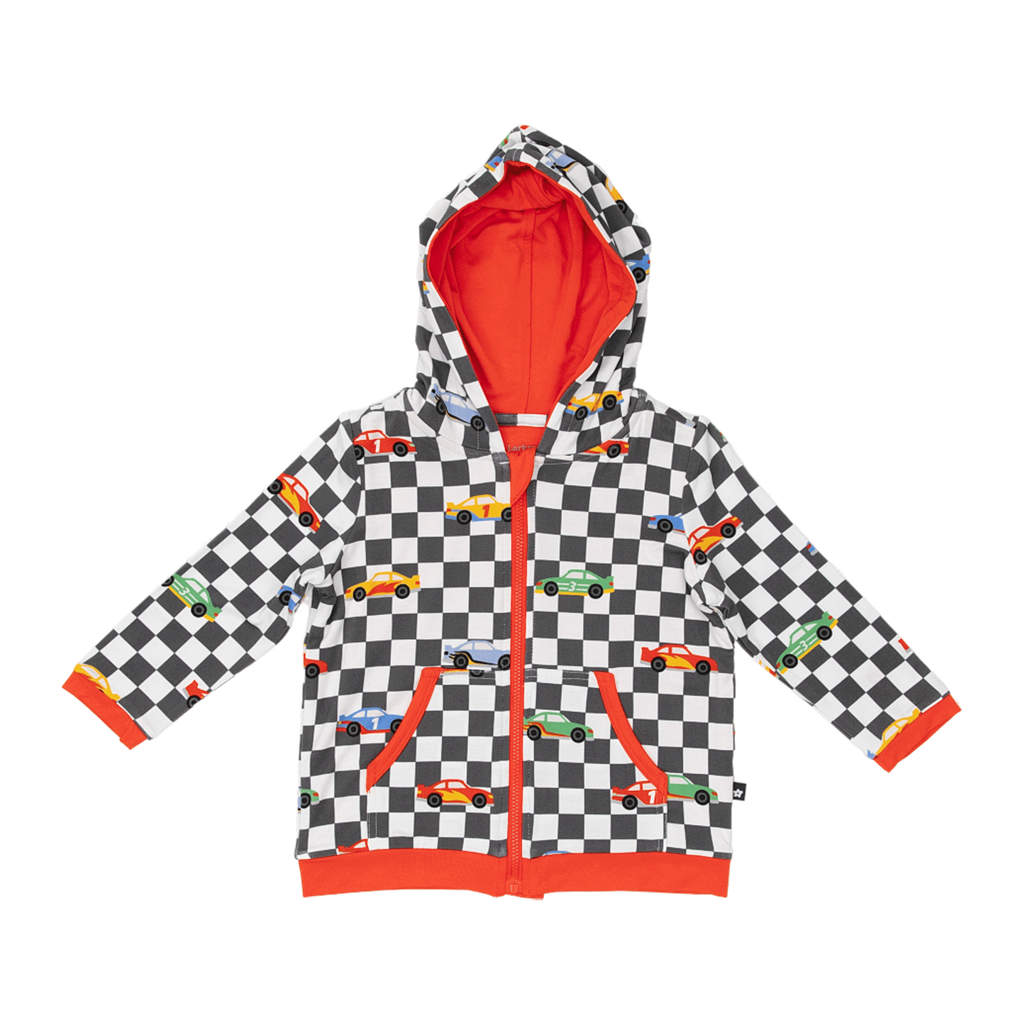 Zip Hoodie in Race Day