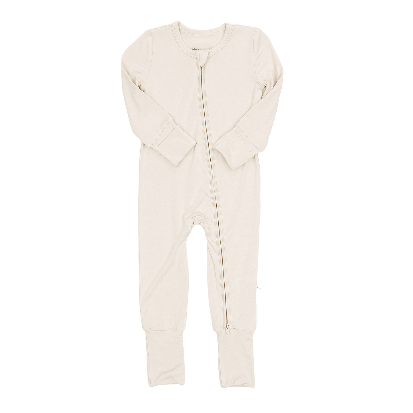 Convertible Footed Romper in Oat