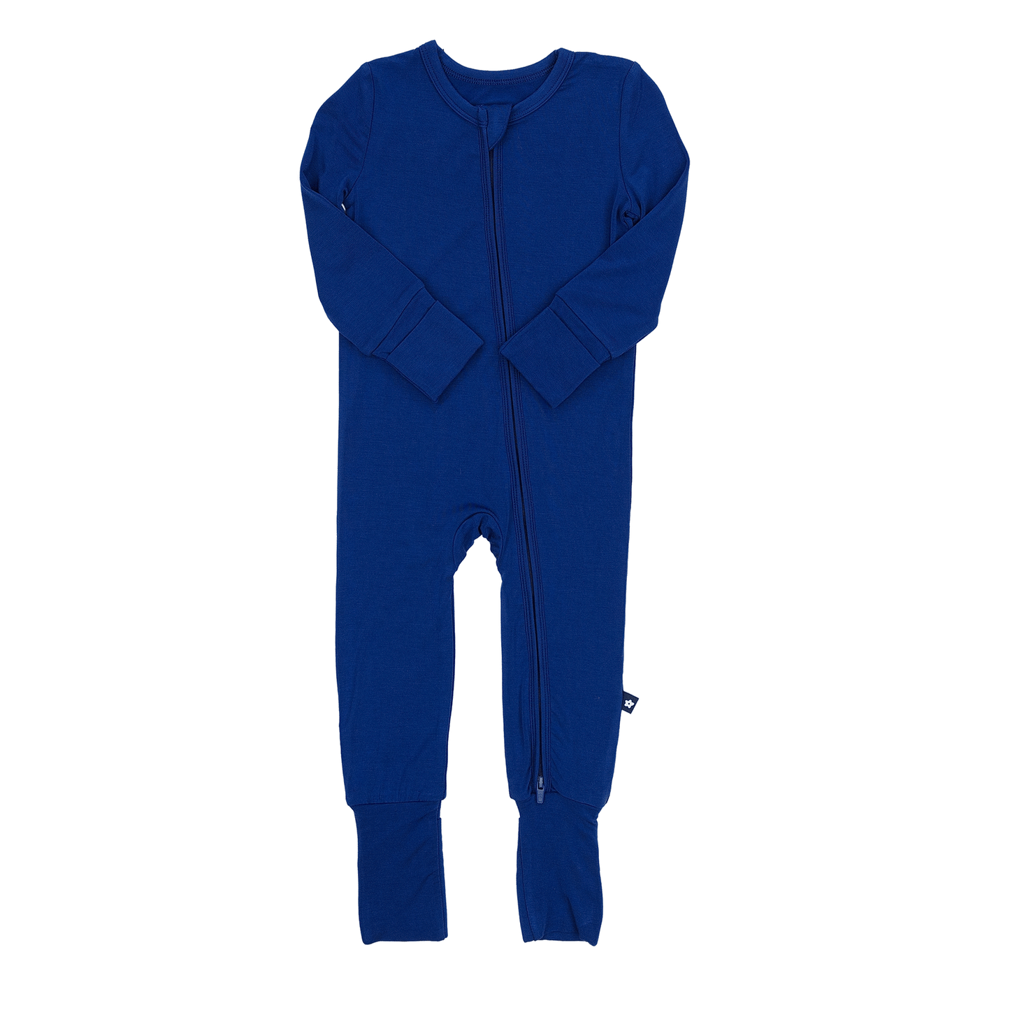 Convertible Footed Romper in Royal