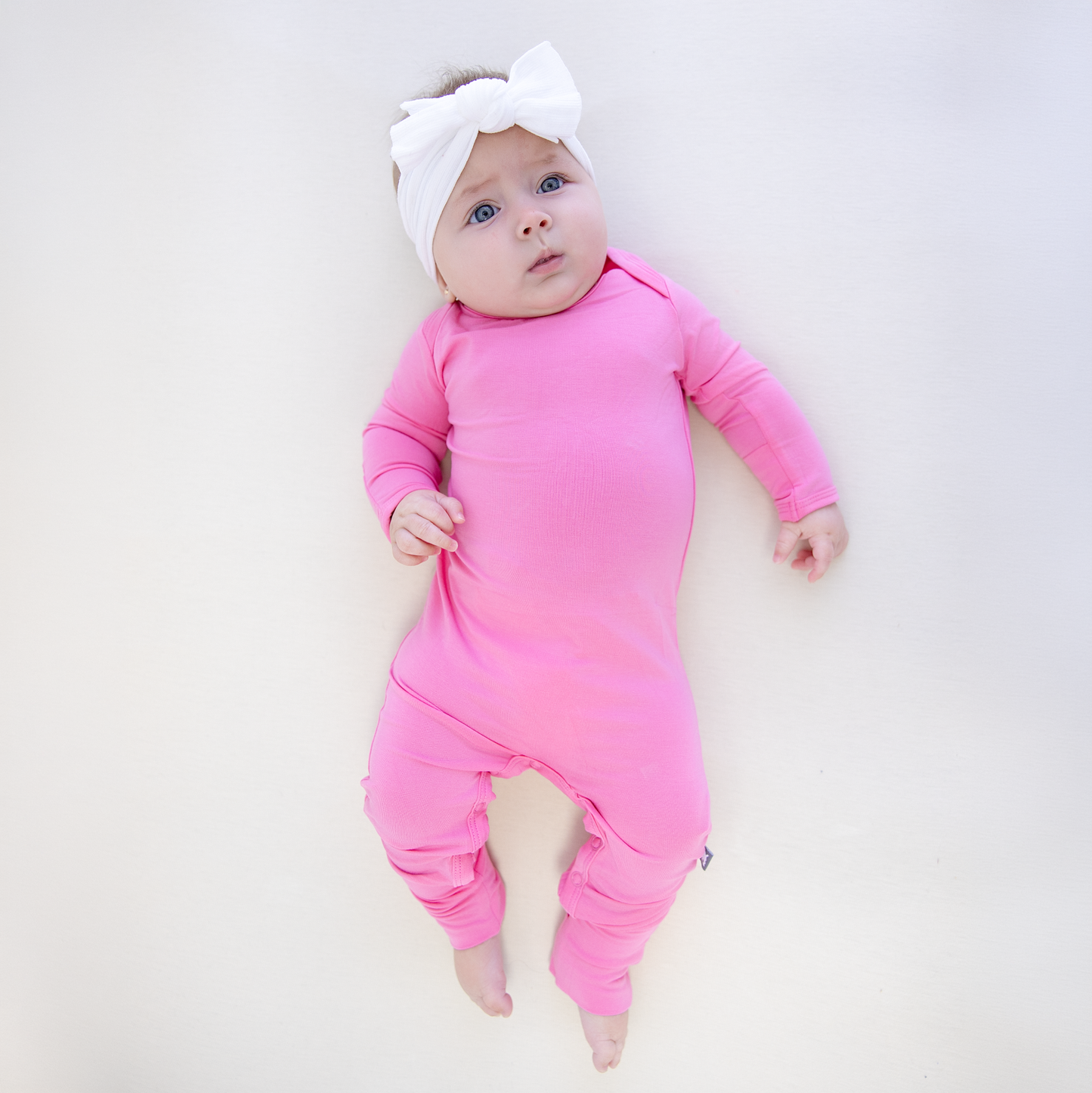 Infant Romper in Rose