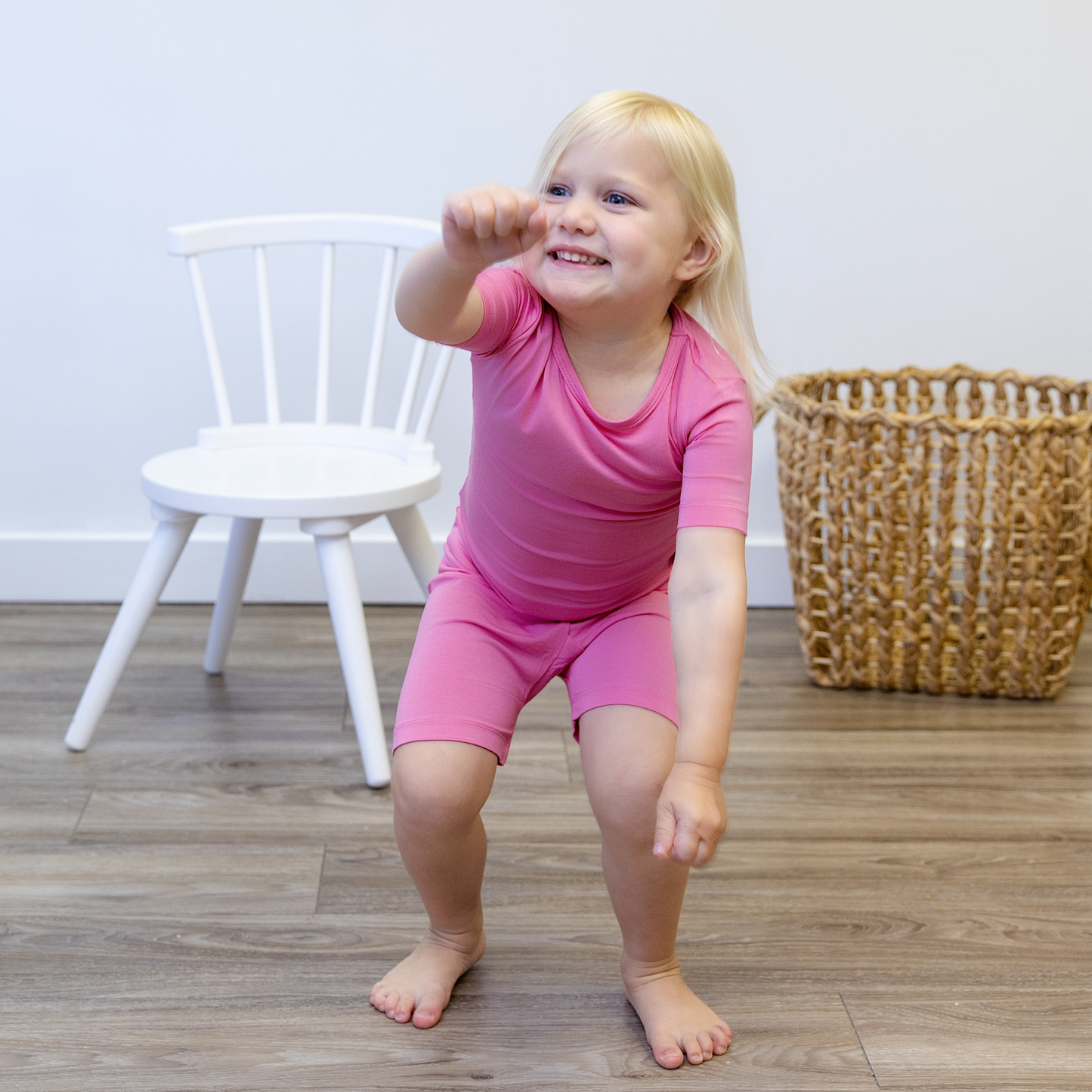 Short PJ Set in Rose