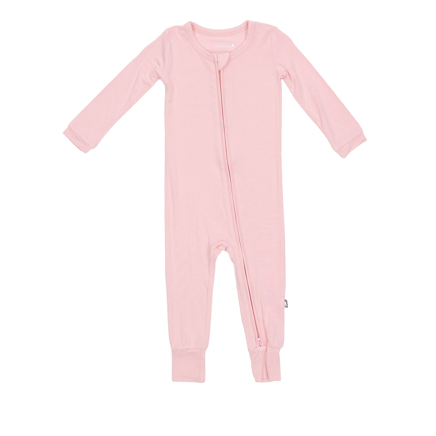 Toddler Zip Romper in Blush Pink