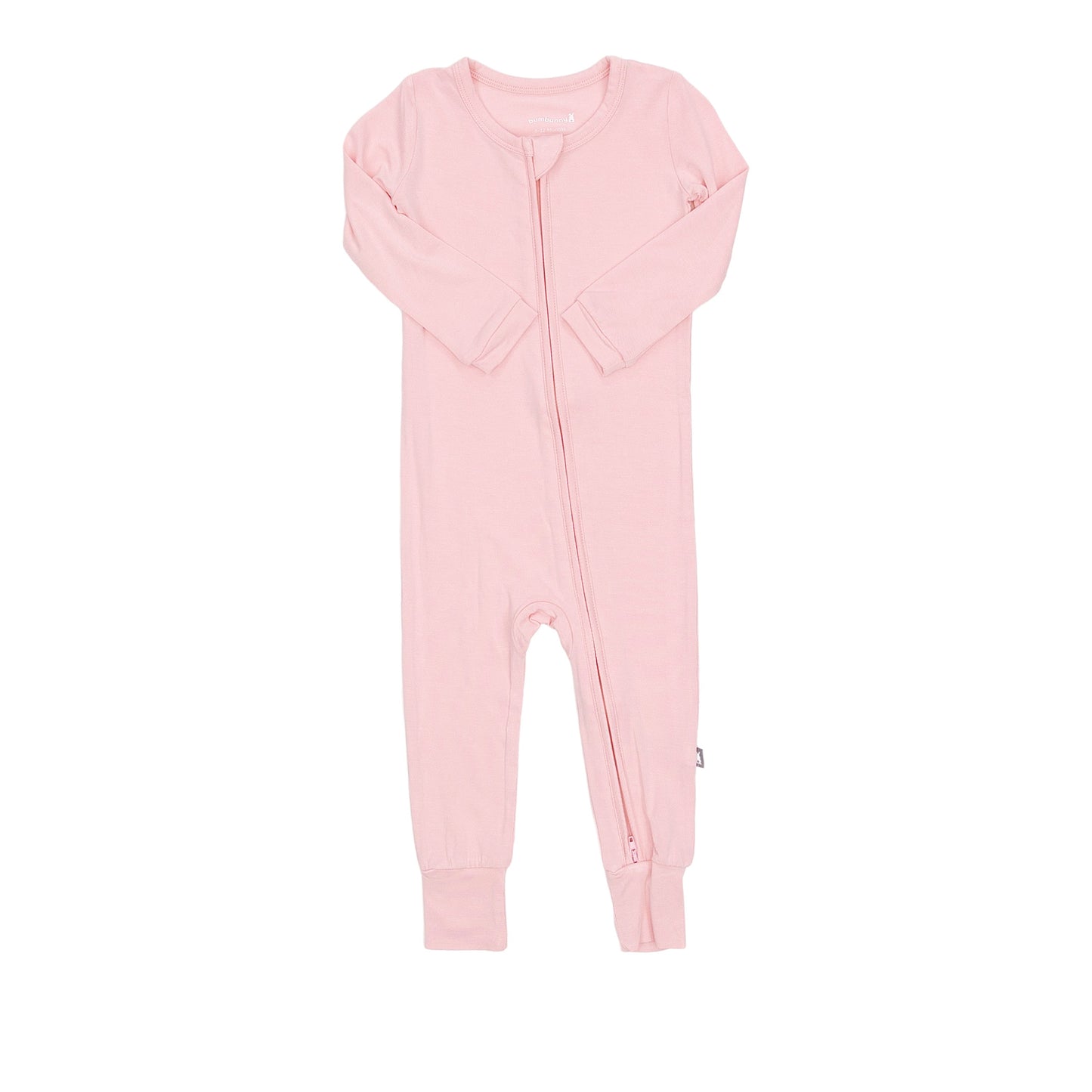 Toddler Zip Romper in Blush Pink