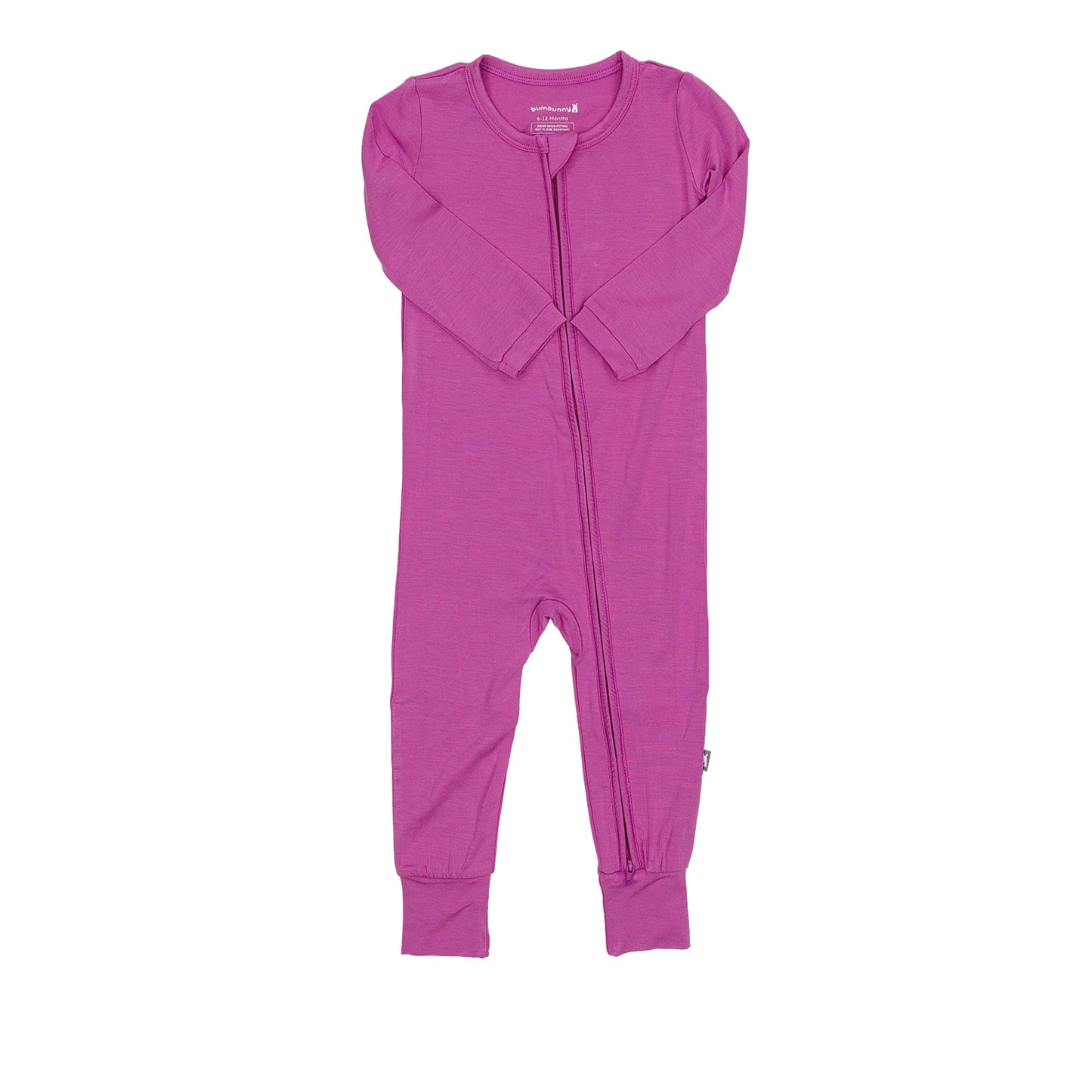 Toddler Zip Romper in Deep Mauve