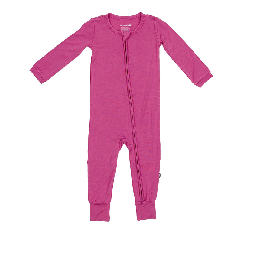 Toddler Zip Romper in Rose