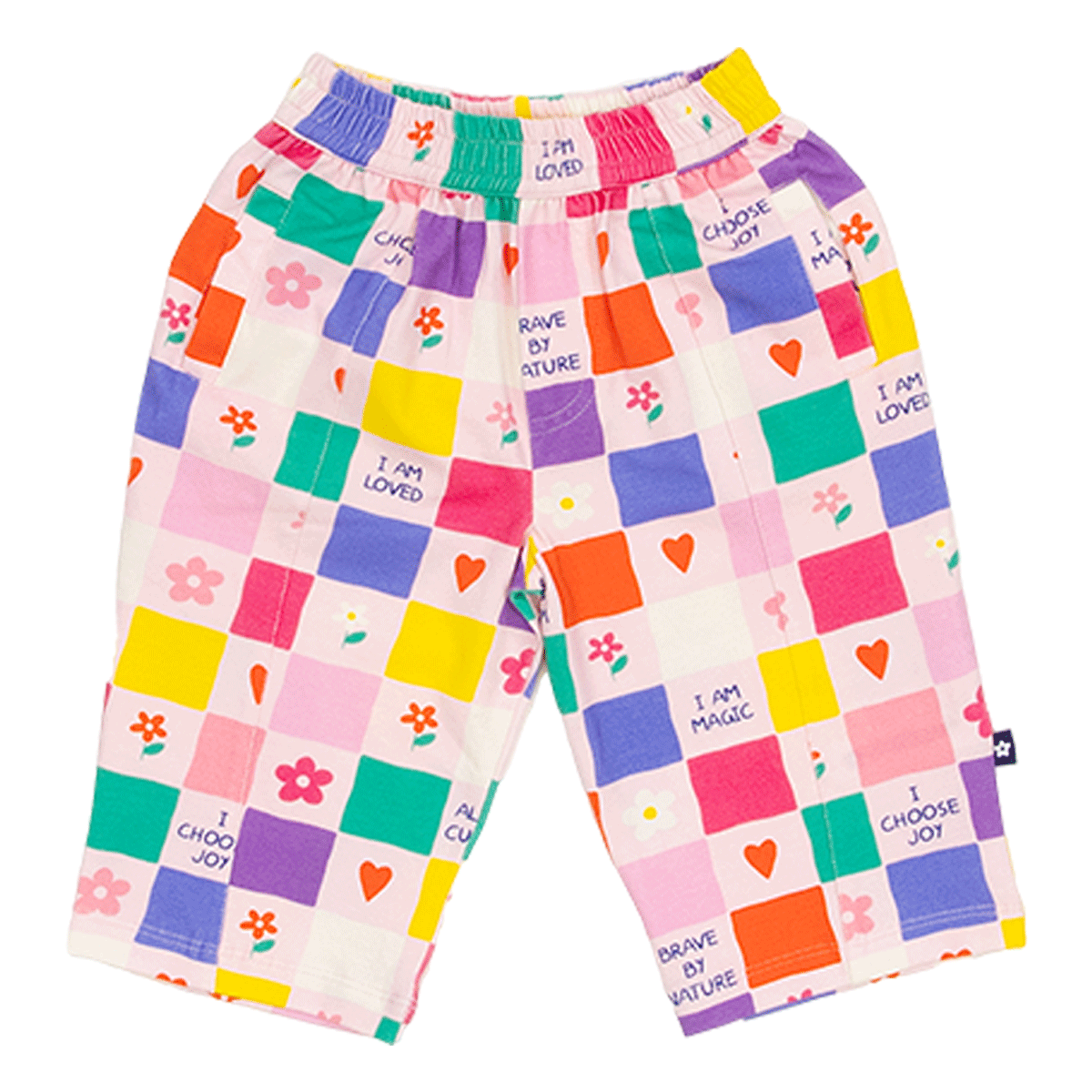 Barrel Pant in Positive Badges