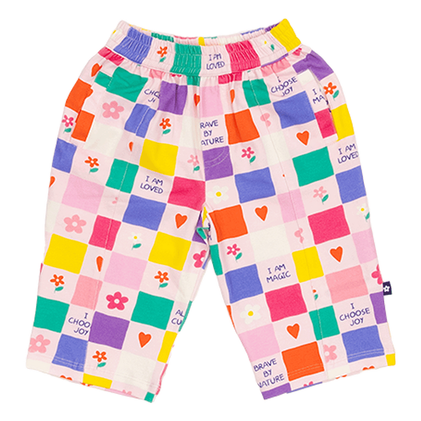 Barrel Pant in Positive Badges