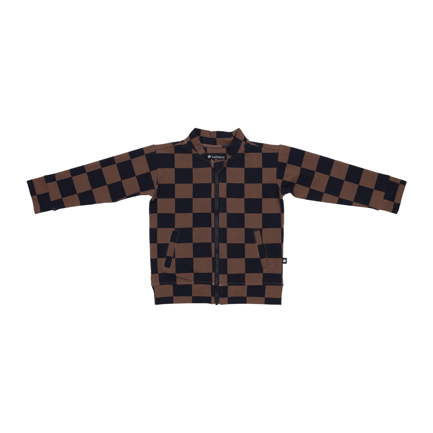 Bomber Jacket in Cocoa Check