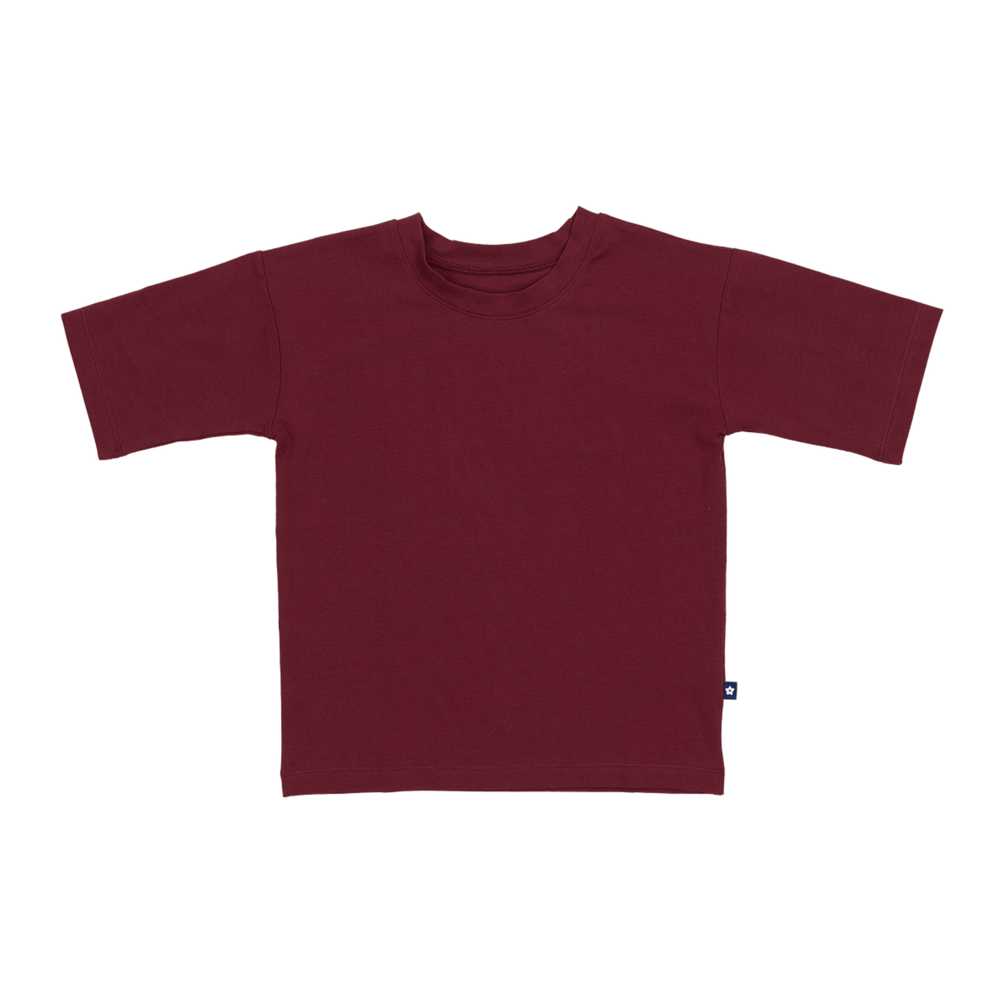 Everyday Crew Neck Tee in Plum Wine