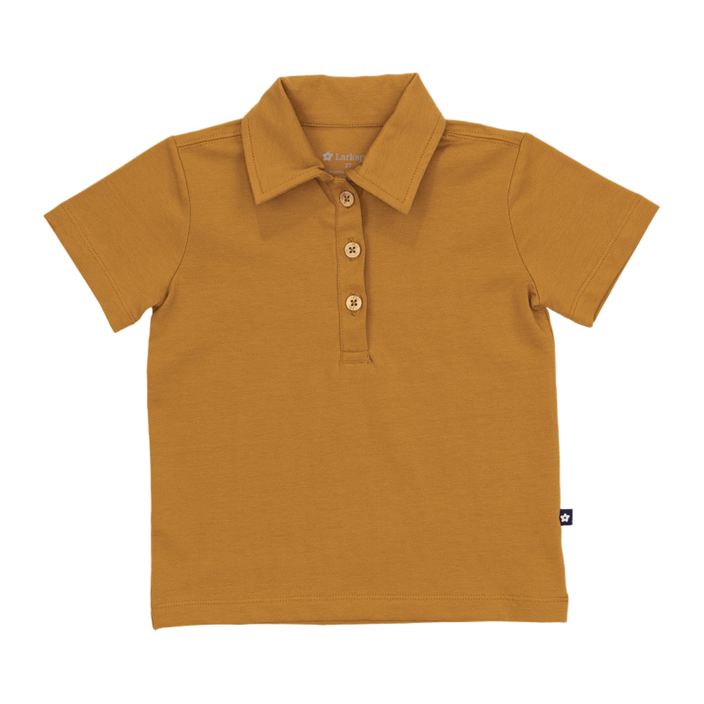 Toddler Short Sleeve Polo in Maplewood