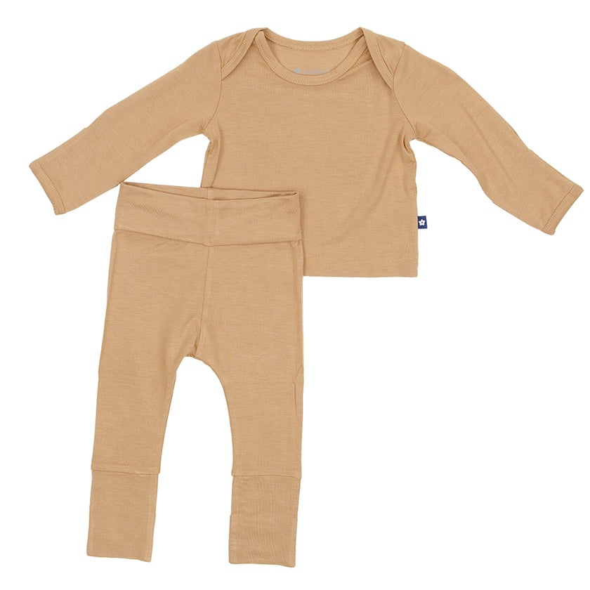 Infant PJ Set in Mocha