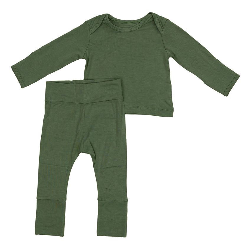 Infant PJ Set in Olive