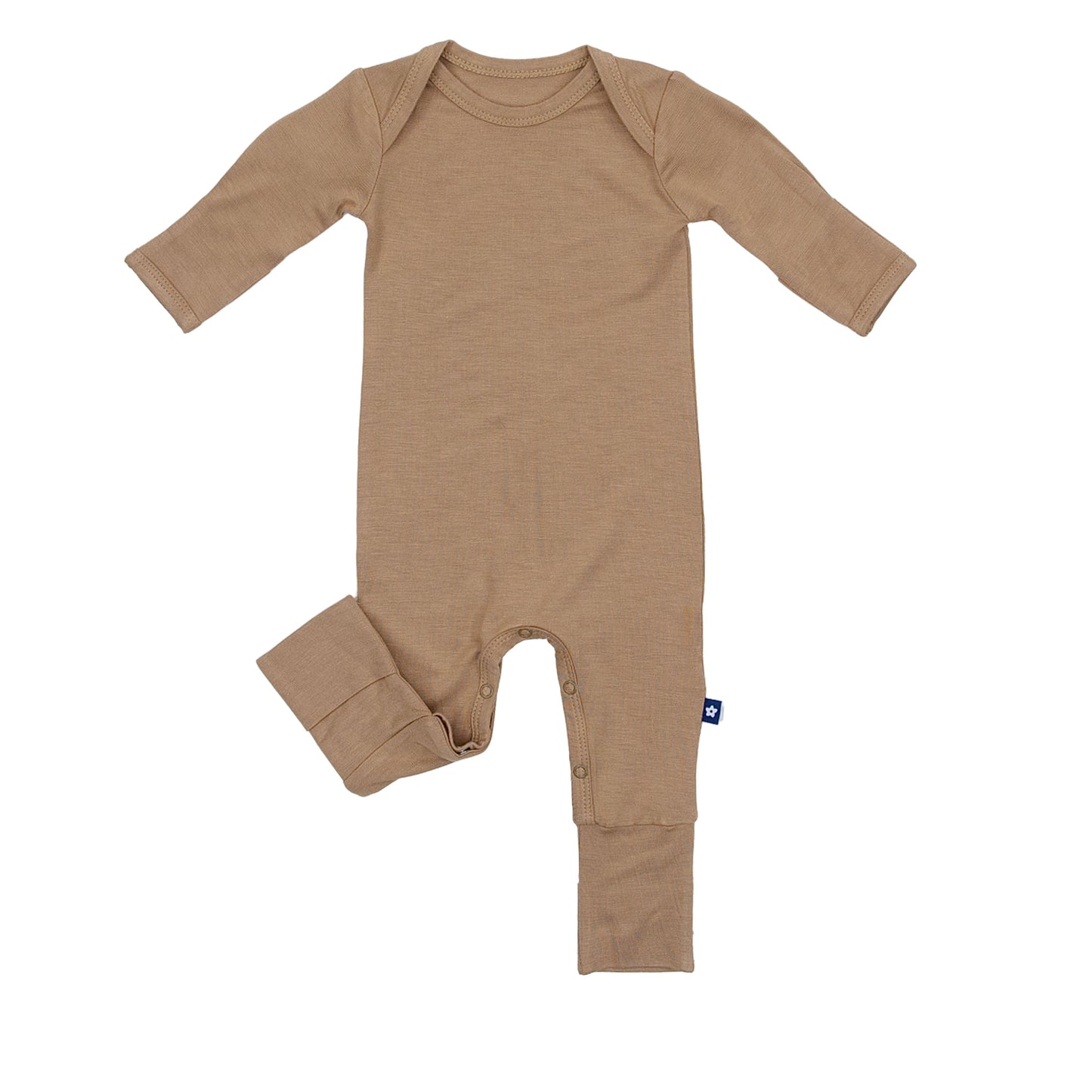 Infant Romper in Mocha