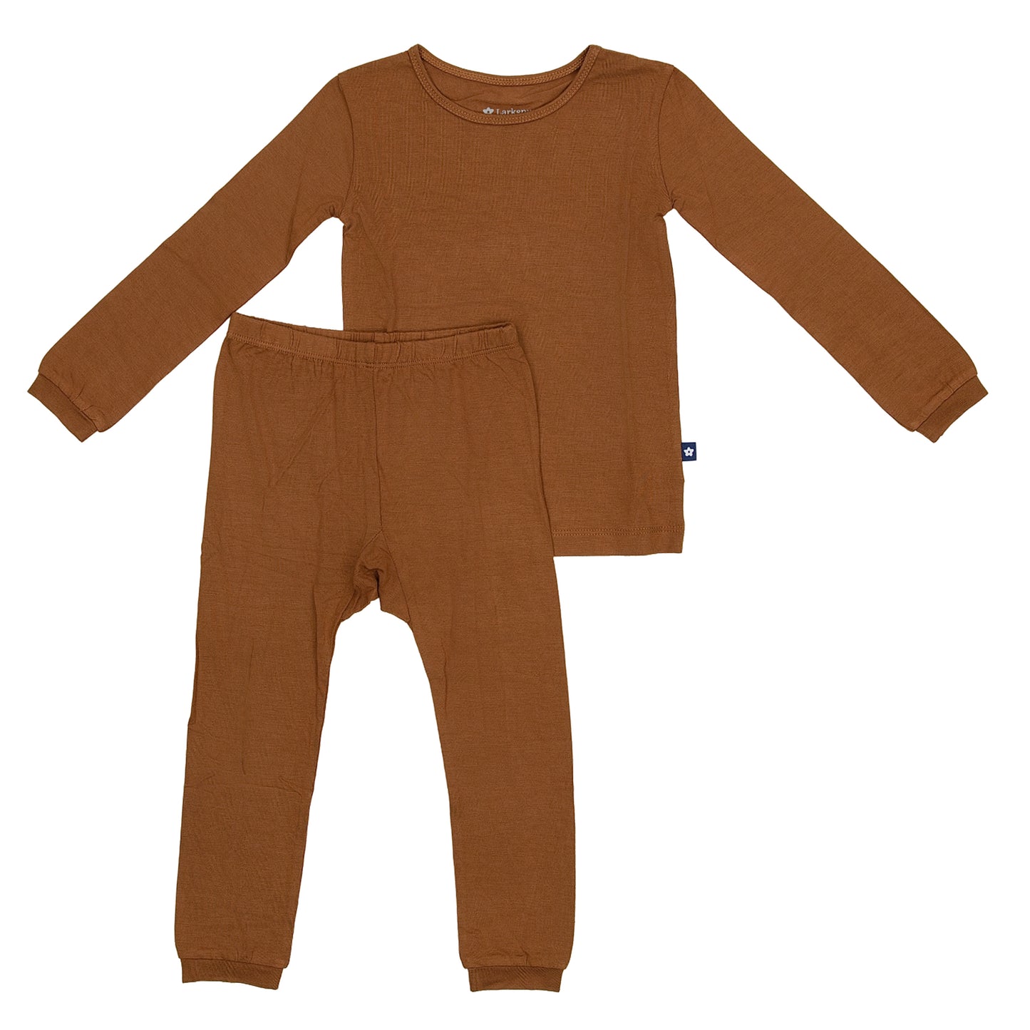 Long Sleeve Pajamas in Cinnamon