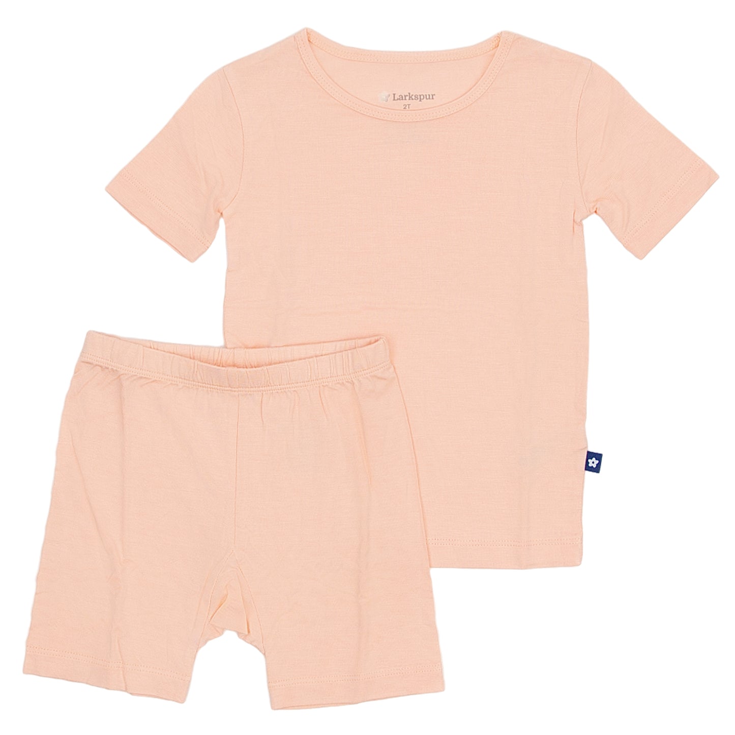 Short Sleeve Pajamas in Peach