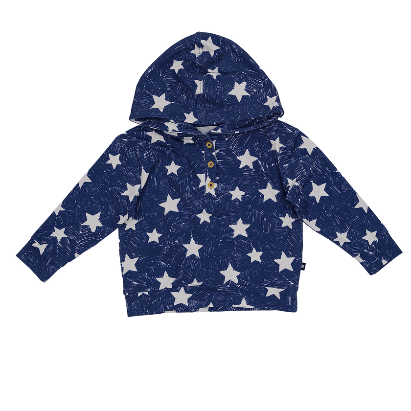 Hooded Sweat Set in Sky Sparks