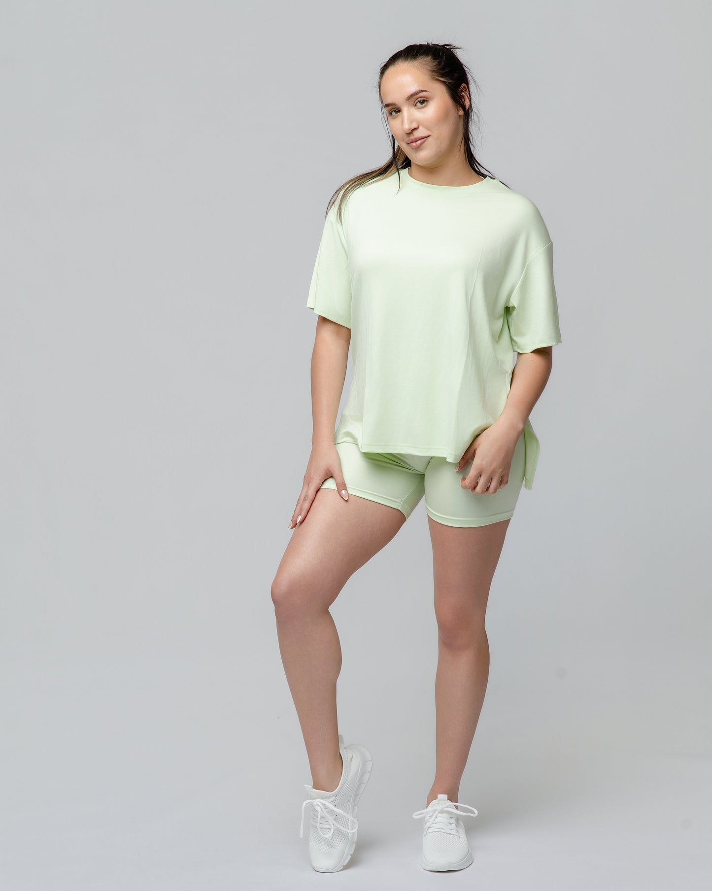 Cloud Lounge Short Set in Mint