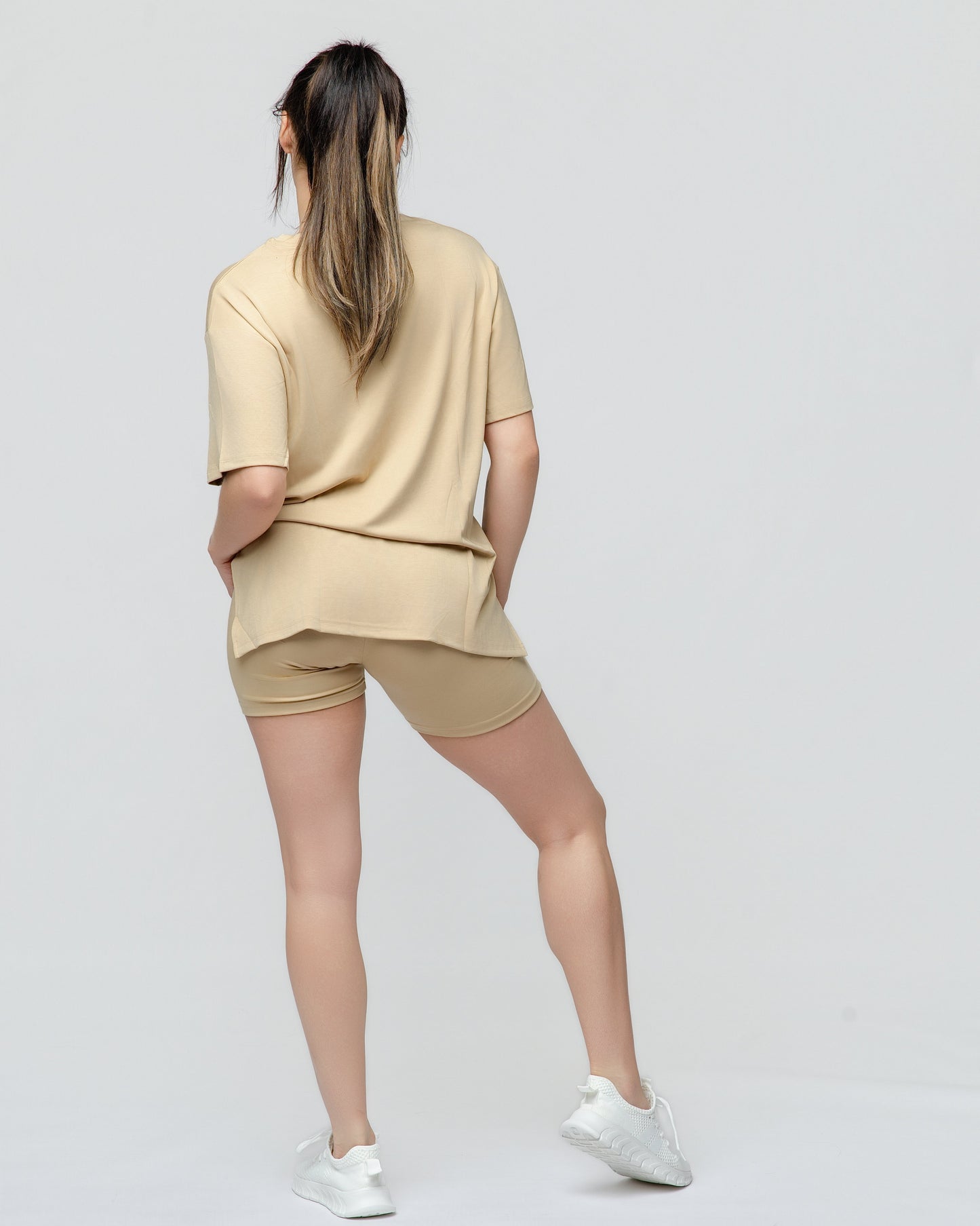 Cloud Lounge Short Set in Mocha